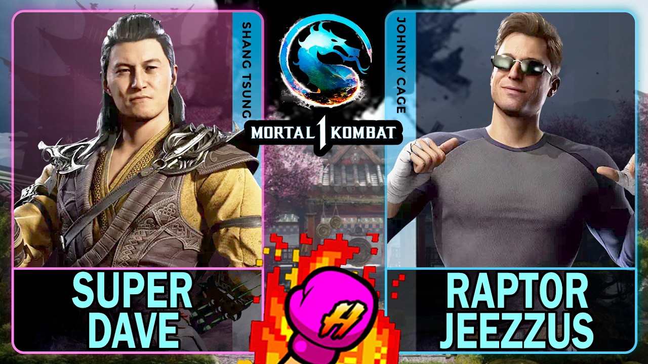 MK1 Super Dave (SHANG TSUNG) VS Raptor Jeezzus (JOHNNY CAGE)🥊Mortal Kombat 1🥊4K 60ᶠᵖˢ