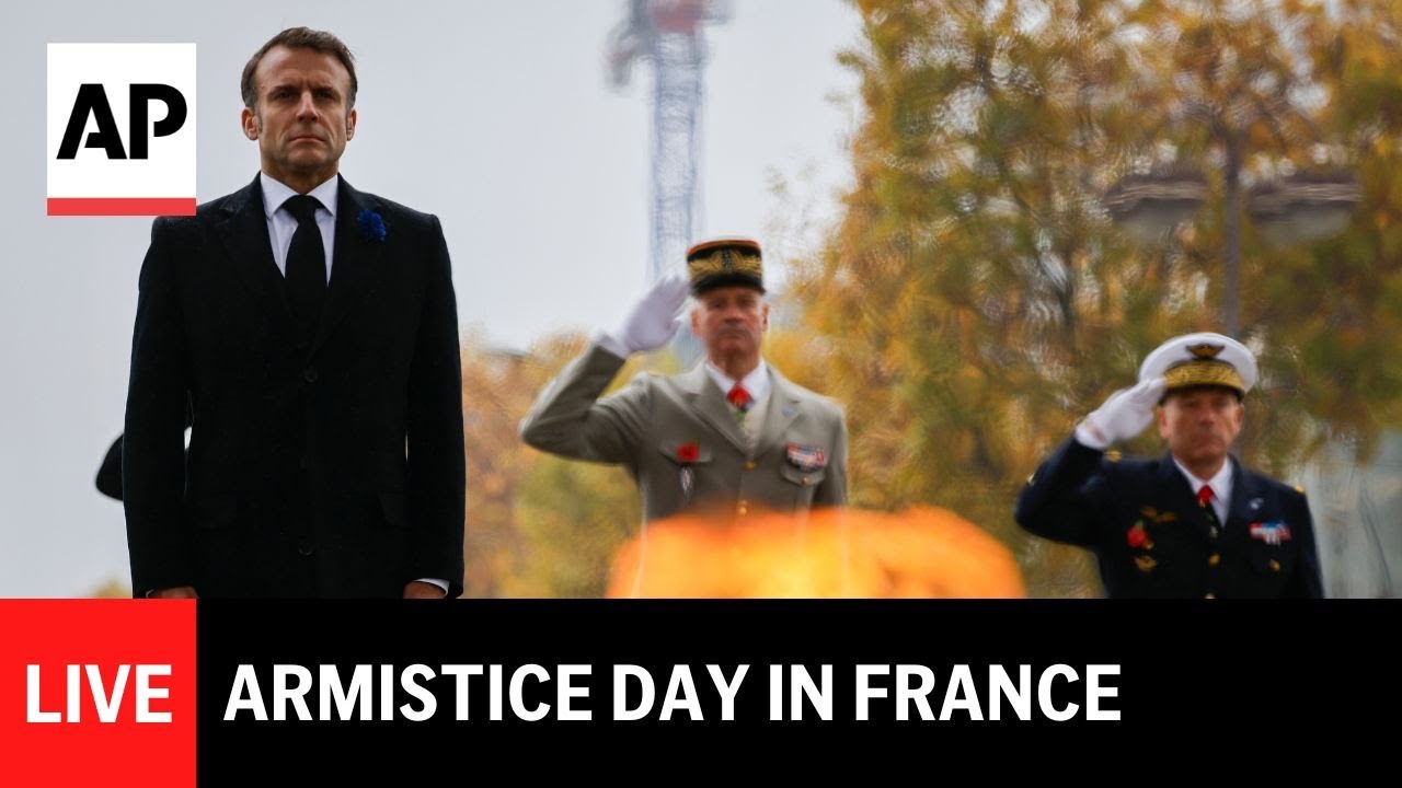 LIVE: Armistice Day ceremony in France marking end of World War I