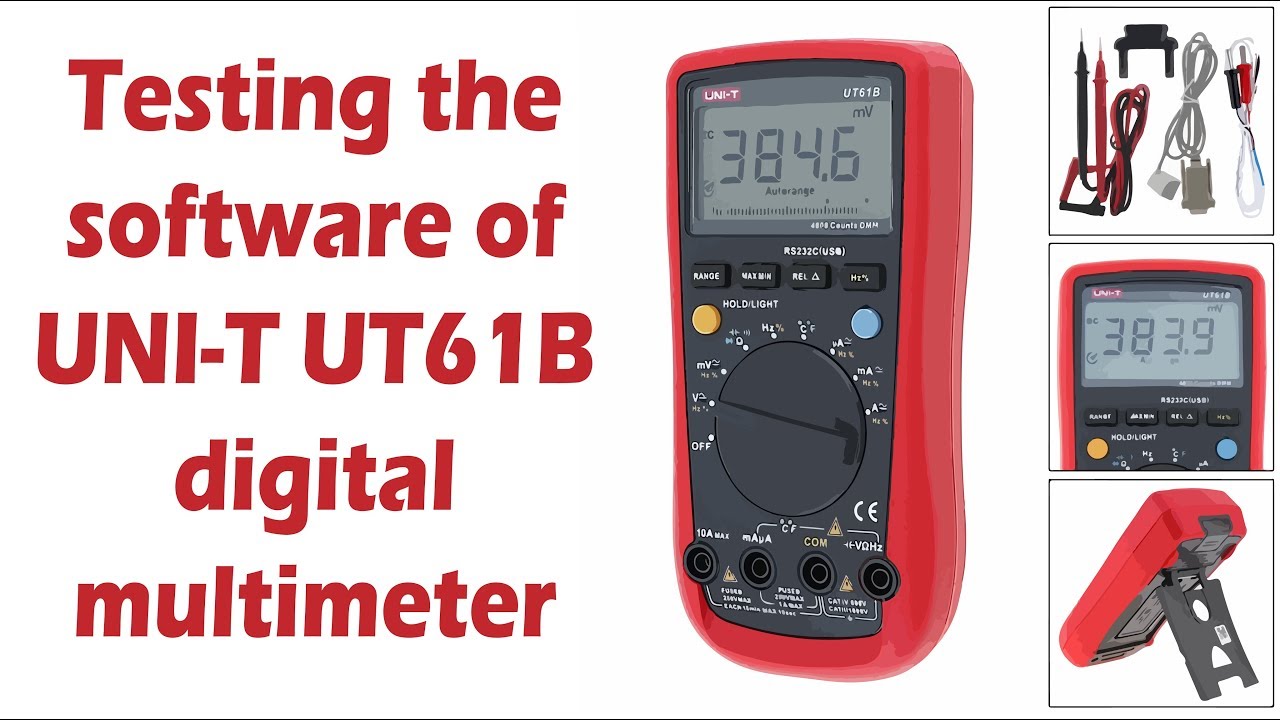 تجربة#(1) اختبار ملتيميتر | Testing the software of UNI-T UT61B digital multimeter