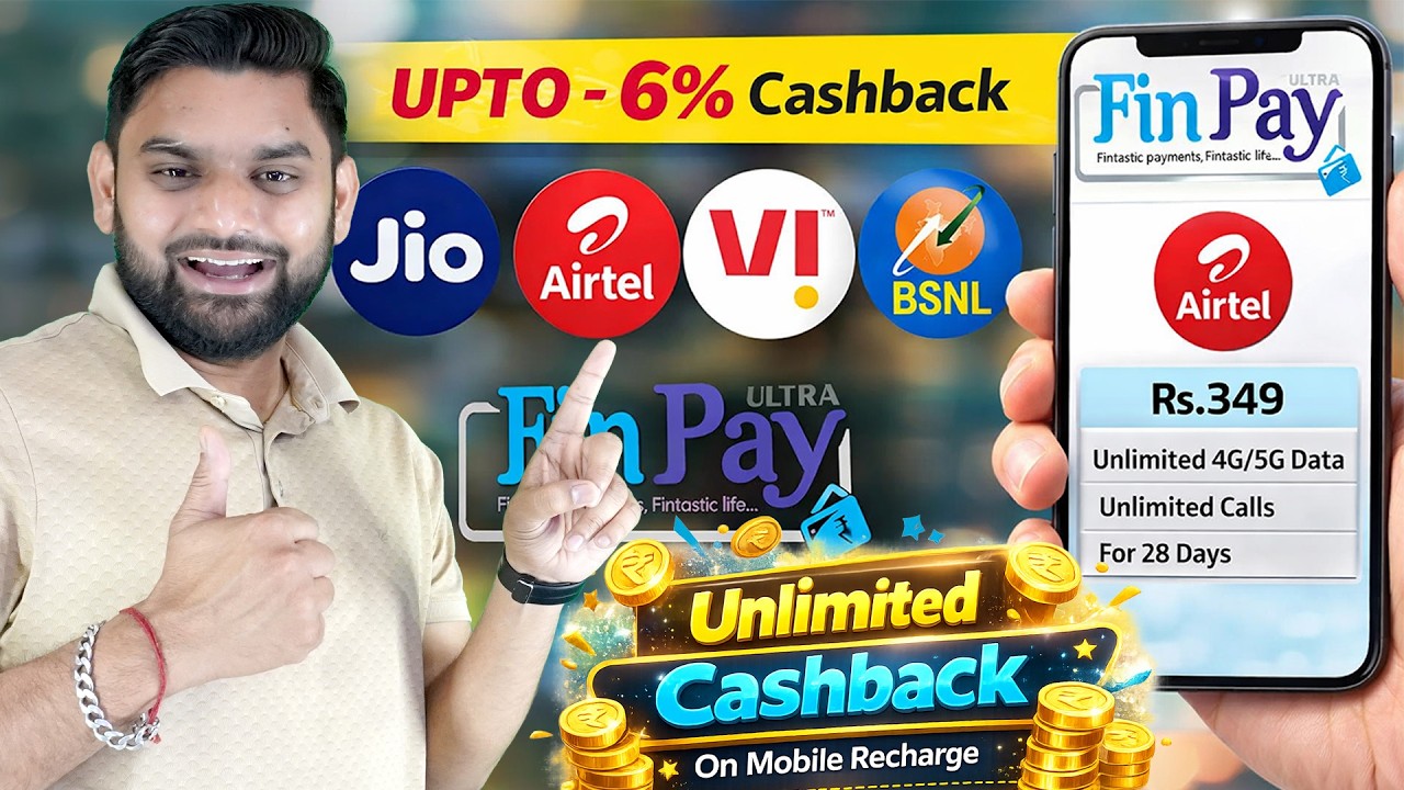Best Mobile Recharge Cashback App 2026 | Finpay Ultra App Review | Recharge Cashback App |