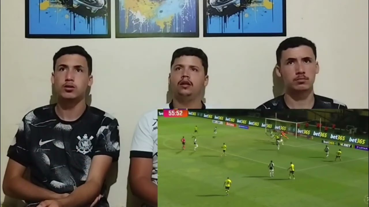 React reação do jogo entre são Bernardo x Corinthians no paulistão 