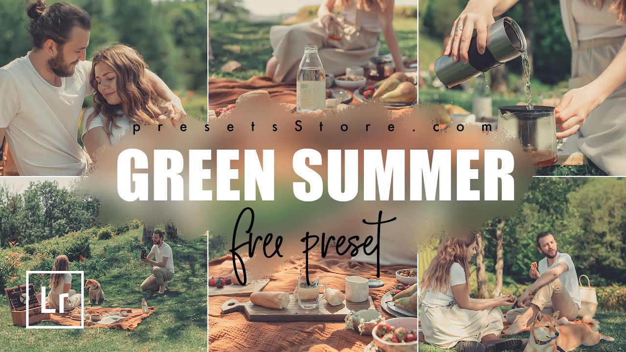 Green Summer — Бесплатный Пресет Лайтрум | DNG | Зелёный Оранжевый Пресет