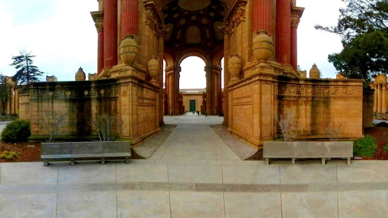 Palace of Fine Arts in 360&ordm;