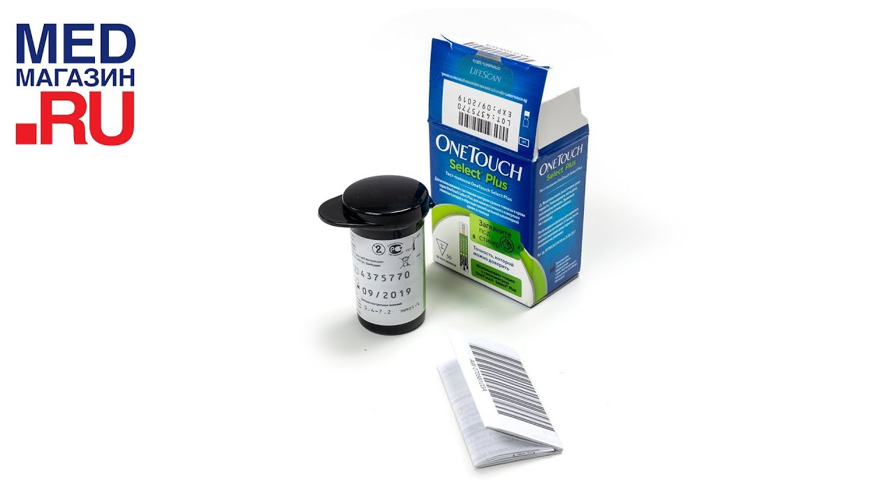 Тест-полоски One Touch Select PLUS 50