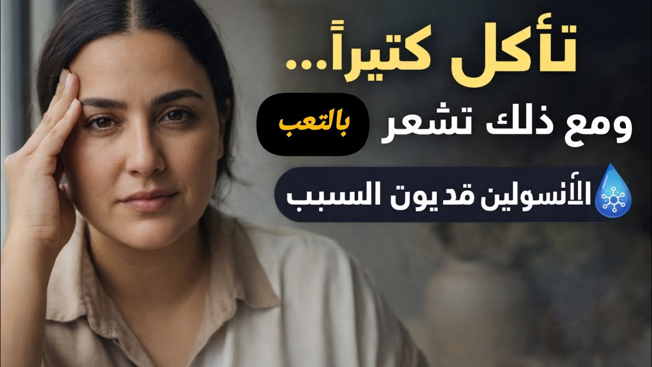 تأكل كثيرًا… ومع ذلك تشعر بالتعب؟الأنسولين قد يكون السبب 😇 لنتعرف على الحقيقة الكاملة 💡