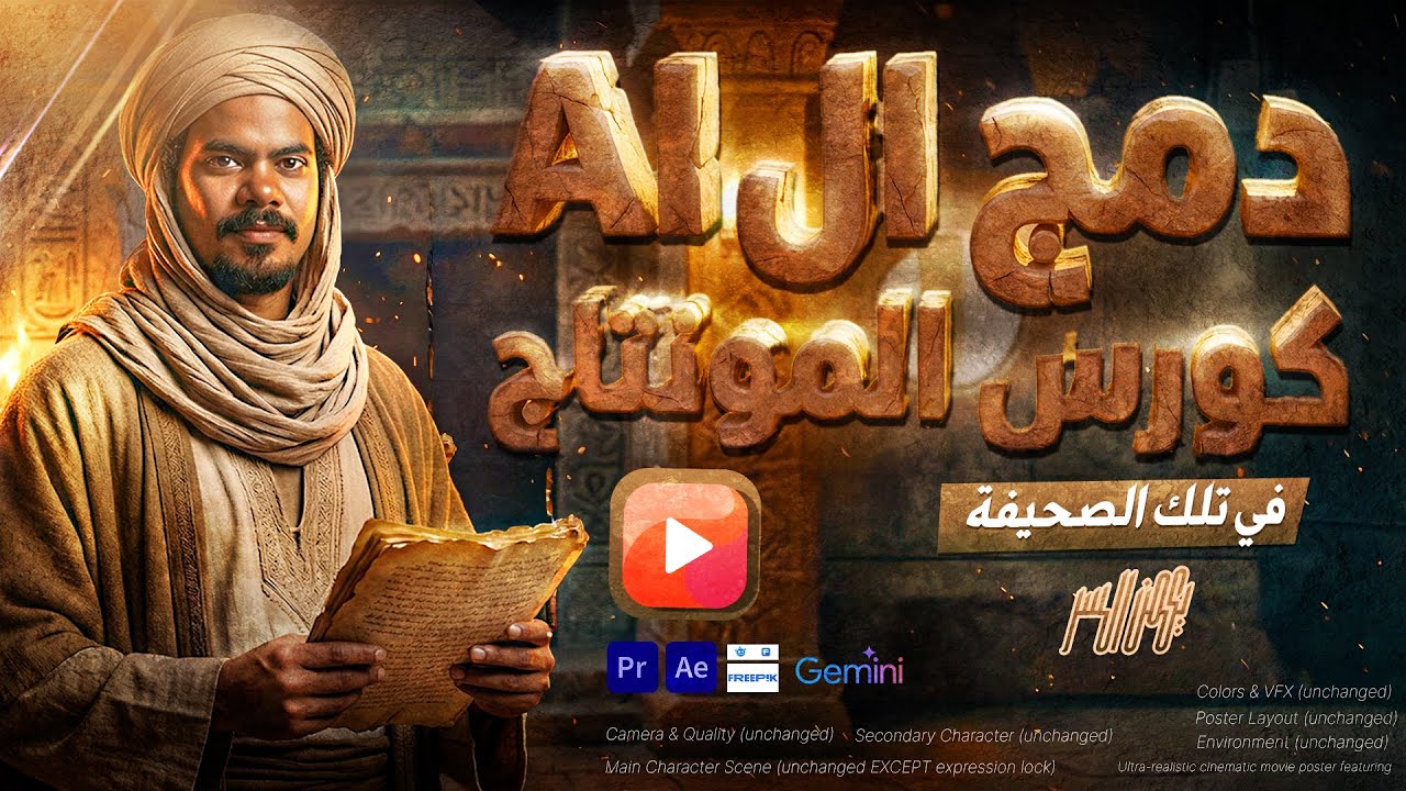 دمج ال Ai في المونتاج - AI Integration in Video Editing