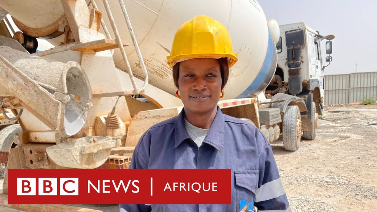 Voici l'une des rares conductrices de poids lourds au Sénégal