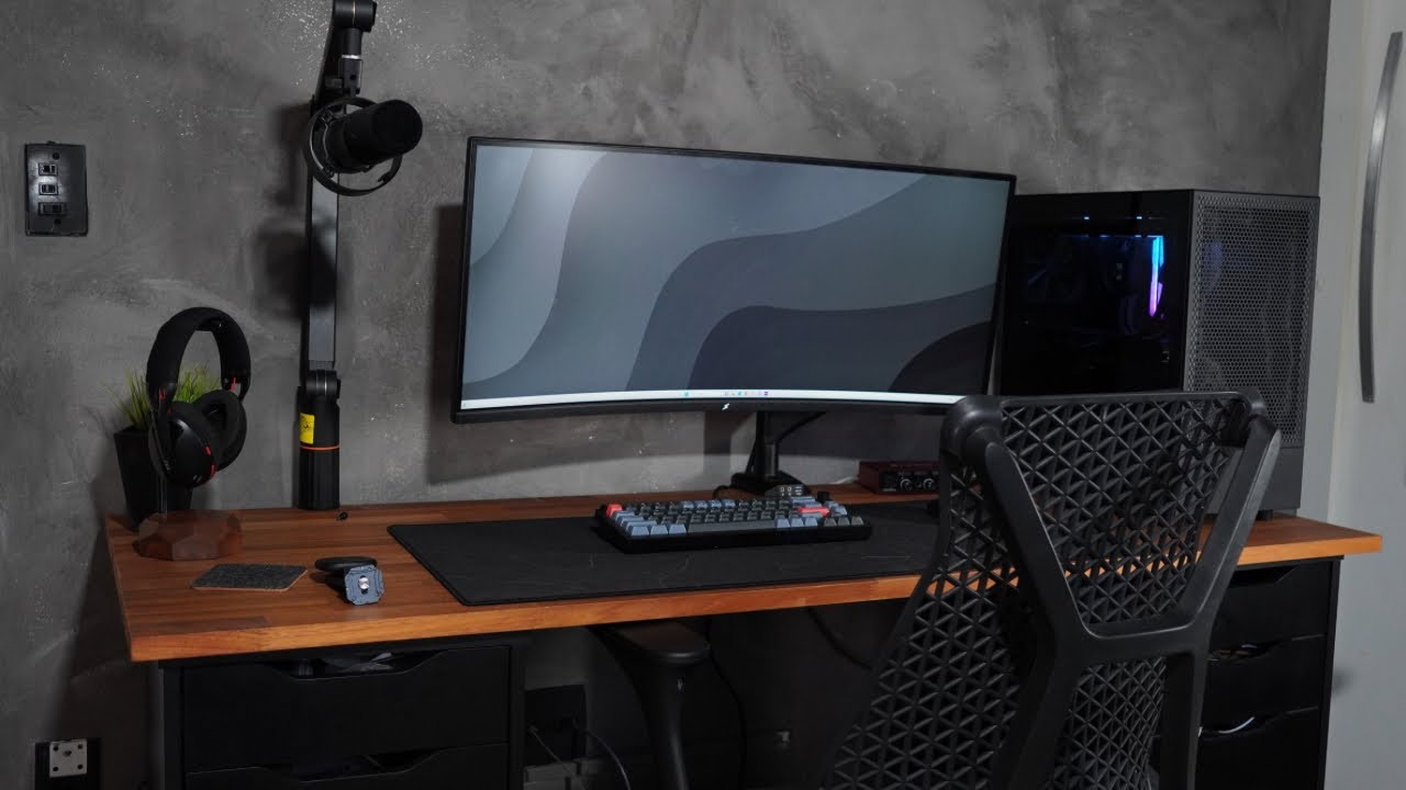 Atualizações do setup all black (monitor novo e mais)