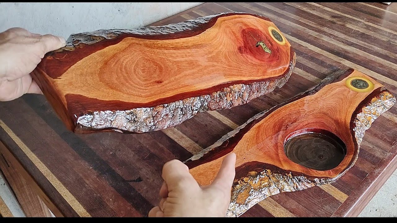 BRILHANTE IDÉIA - Olha O Que Eu Fiz Com Porcelanato Líquido - Look what I made with epoxy resin