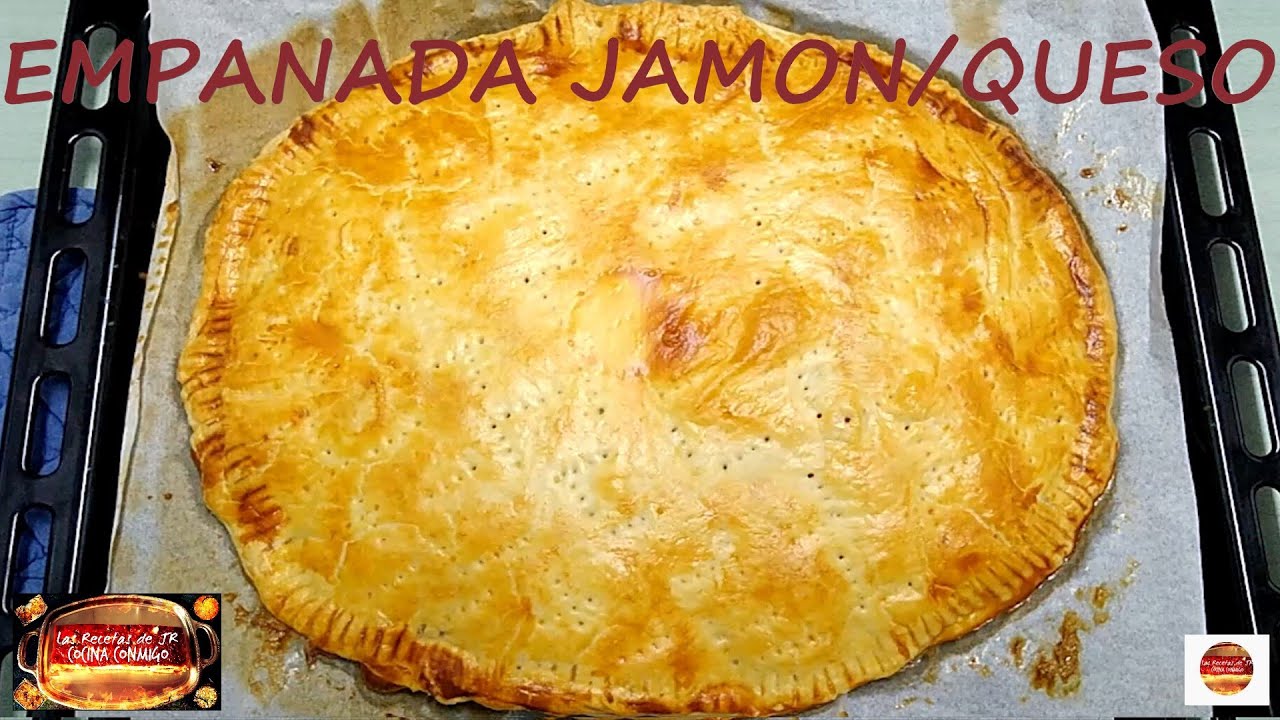 EMPANADA🍕DE JAMÓN YORK Y QUESO🧀 - RECETA MUY FÁCIL