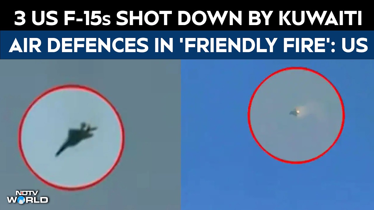 F15 Crash News | 3 US F-15 Jets Shot Down By Kuwaiti Air Defences In 'Friendly Fire' Incident: US