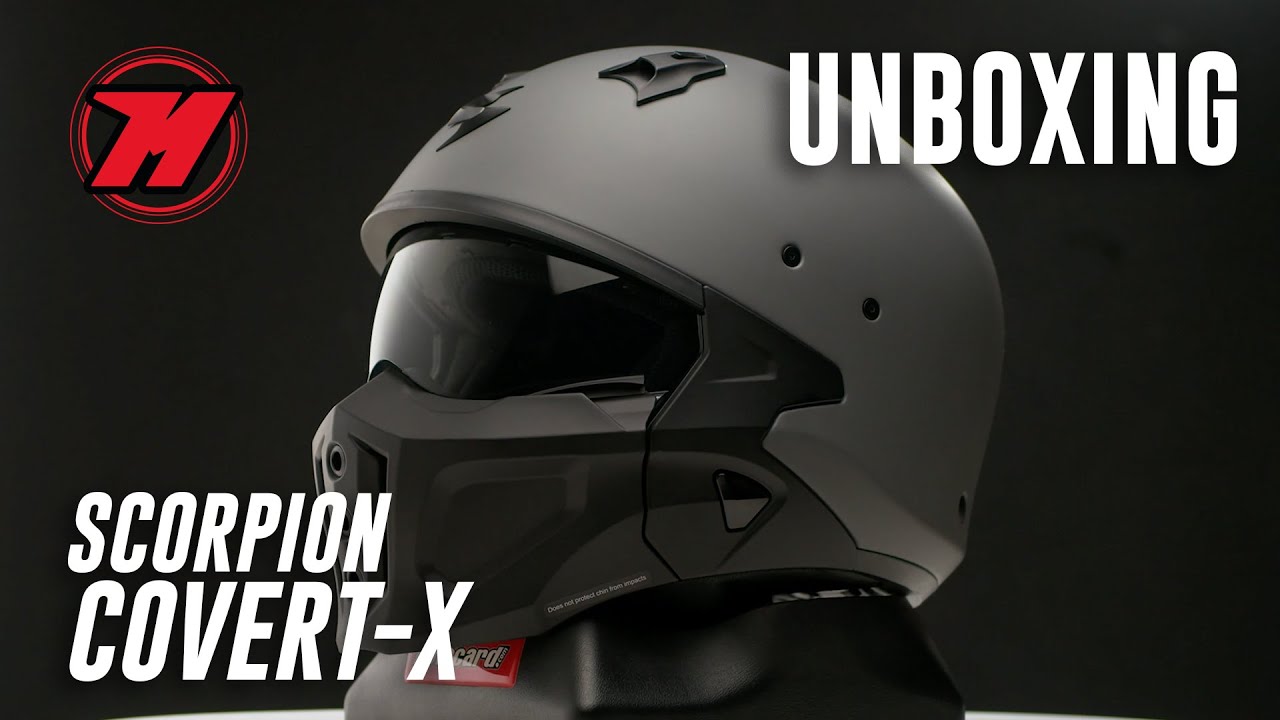 Unboxing casque SCORPION COVERT-X MATT. Tr&egrave;s radical ! 🦂
