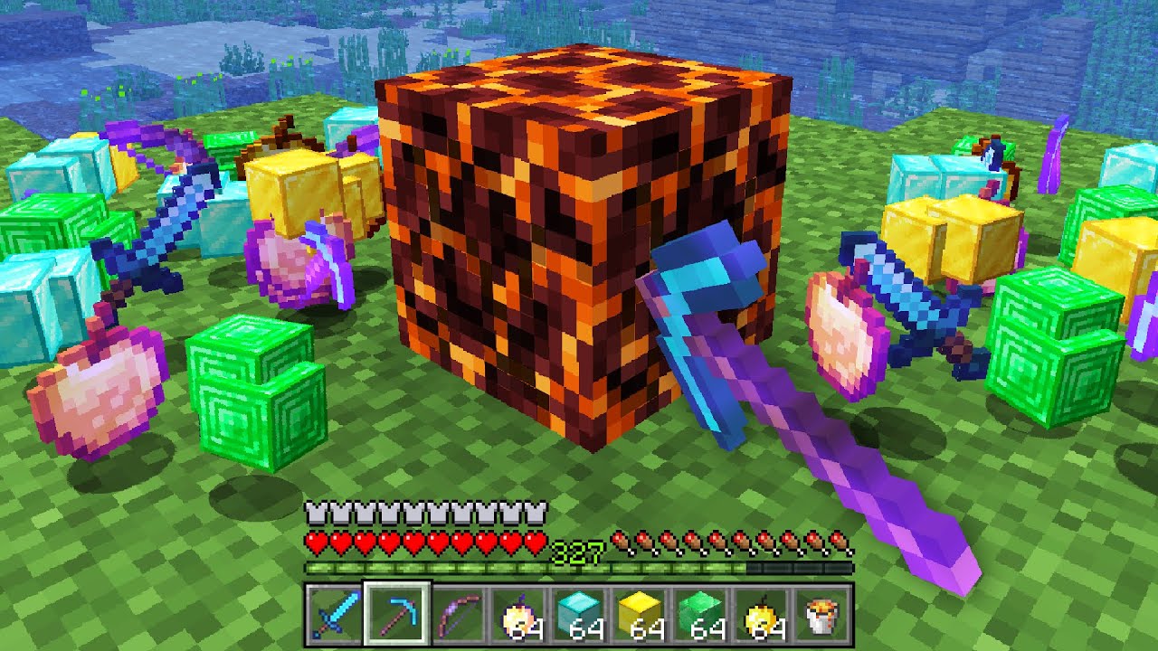 Minecraft UHC but every drop is RANDOM.. still.
