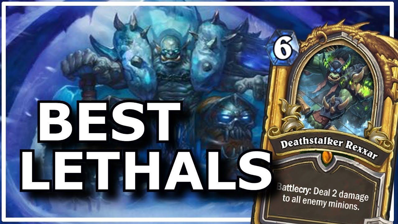 Hearthstone - Best of Lethals | ft. Deathstalker Rexxar