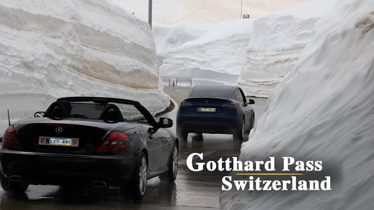 Gotthard Mountain Pass in Switzerland | Passo San Gottardo