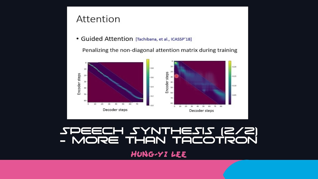 [DLHLP 2020] Speech Synthesis (2/2) - More than Tacotron