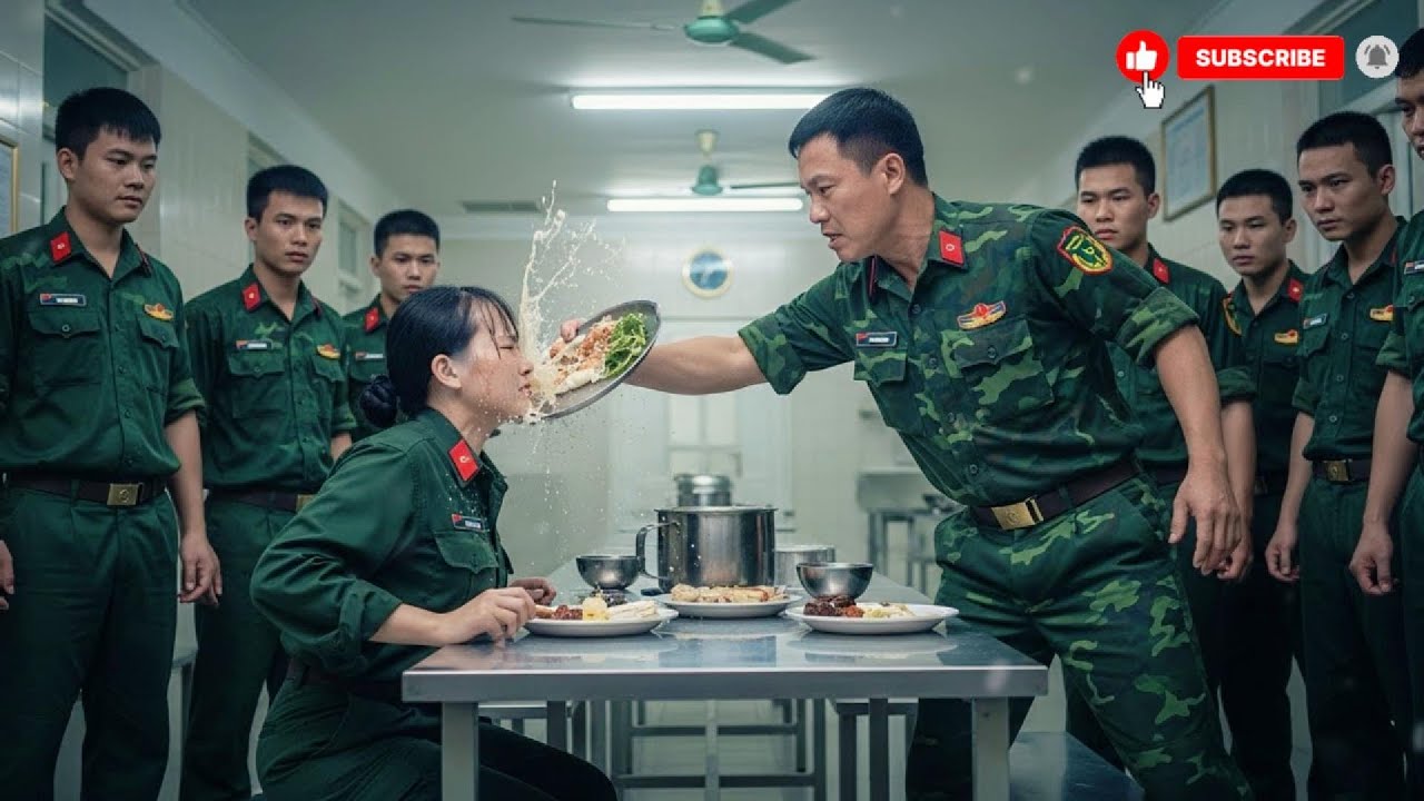 Bị sỉ nhục giữa căng tin, nữ trung tá lộ thẻ tướng hai sao khiến cả đơn vị sững sờ quỳ gối