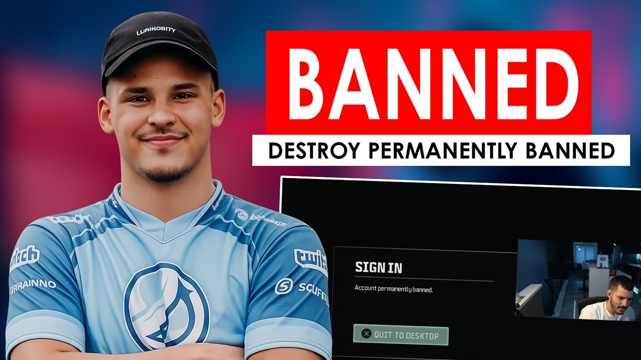 DESTROY PERMANENTLY BANNED IN WARZONE LIVE ON STREAM!
