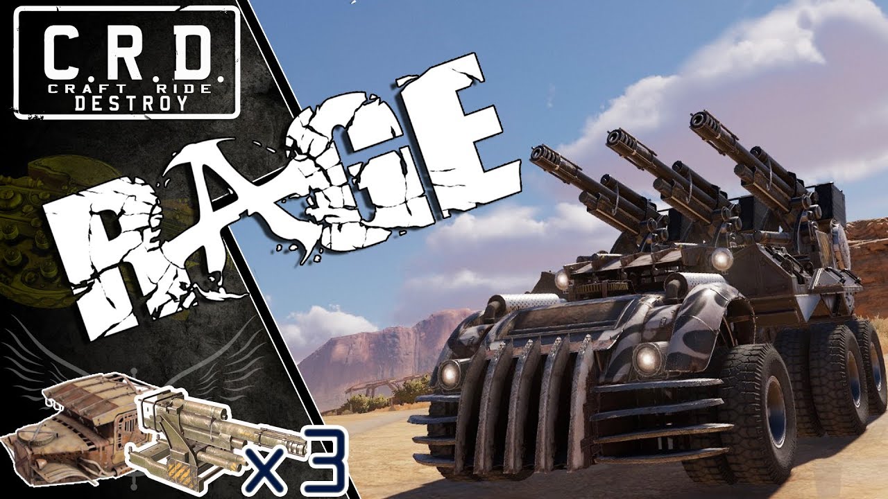 Crossout: [ HARPY & Executioner x3 ] RAGE [ver. 0.10.45]