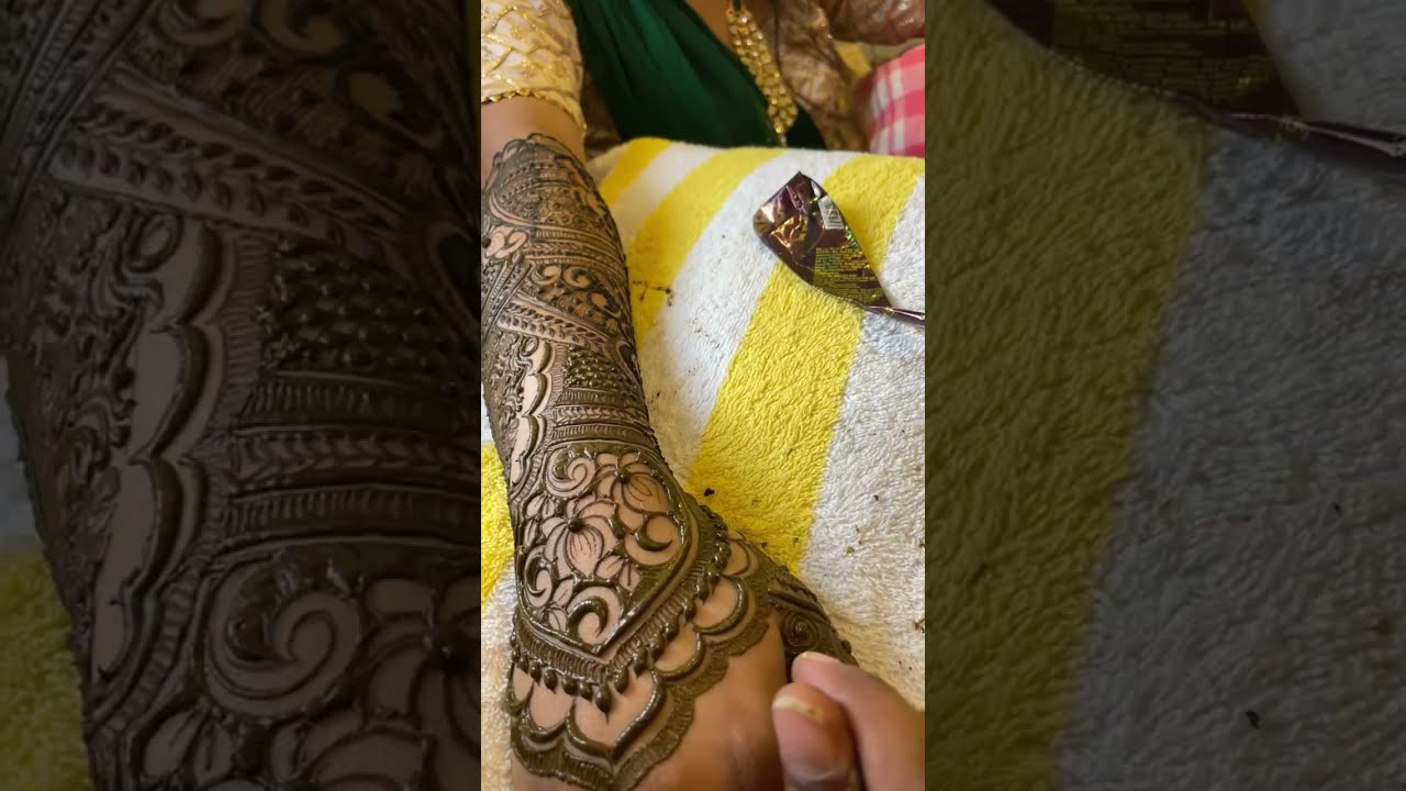 Instagram live Mehendi work by Mehedi By Nowrin