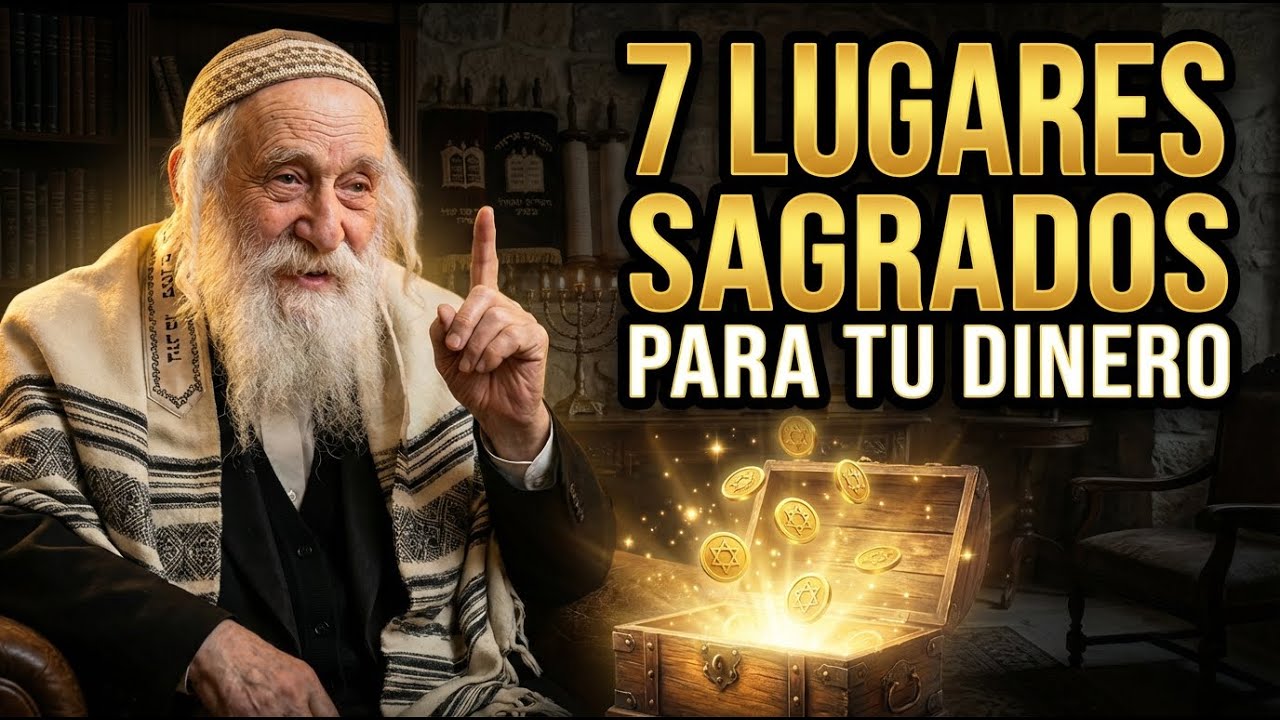 RABINO MILLONARIO Revela: 7 LUGARES SAGRADOS Para Guardar Tu DINERO — Se MULTIPLICA Solo | CÁBALA