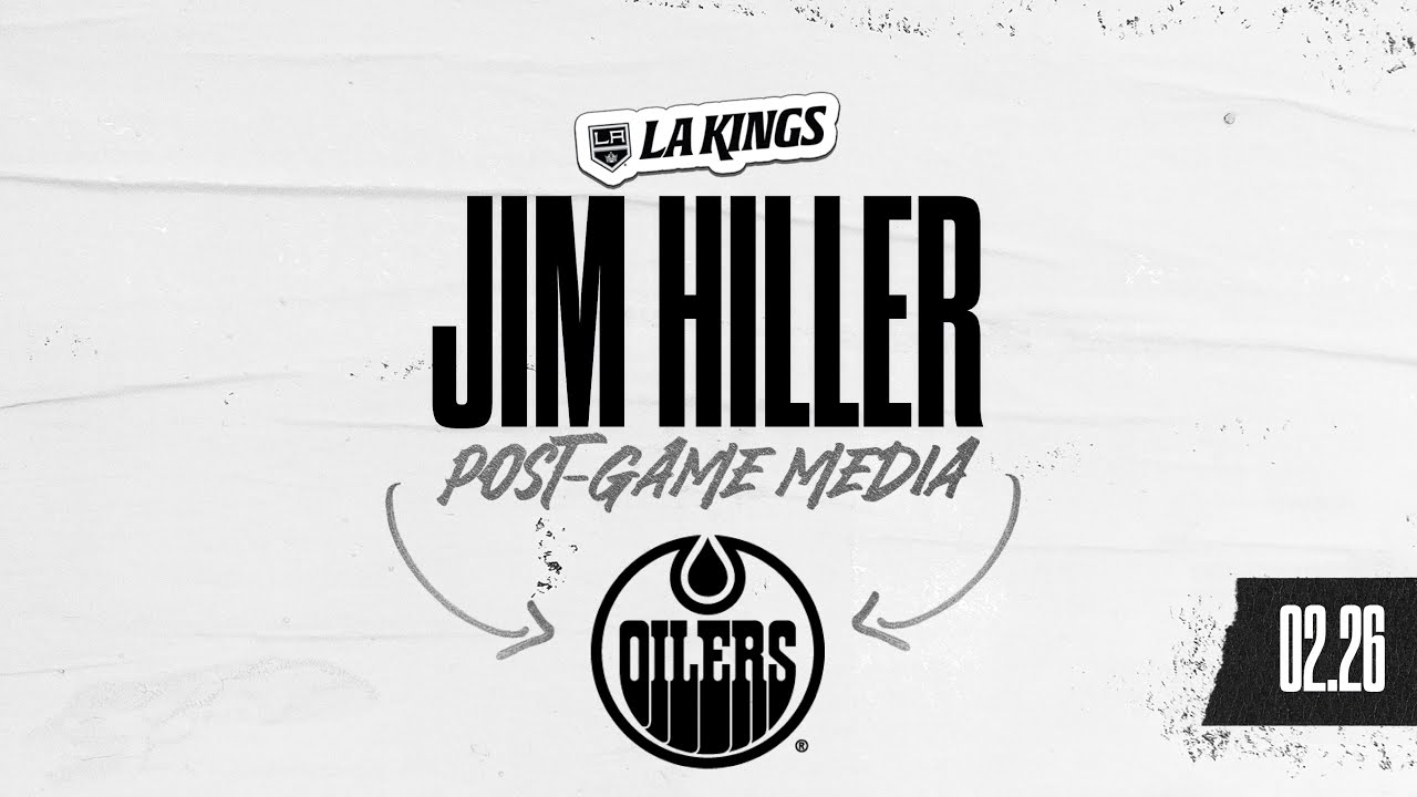 Head Coach Jim Hiller | 02.26.24 LA Kings lose to Edmonton Oilers | Postgame Media