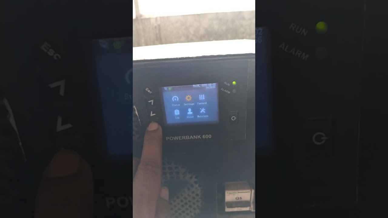 VERTIV 6KVA UPS DISPLAY FUNCTIONS