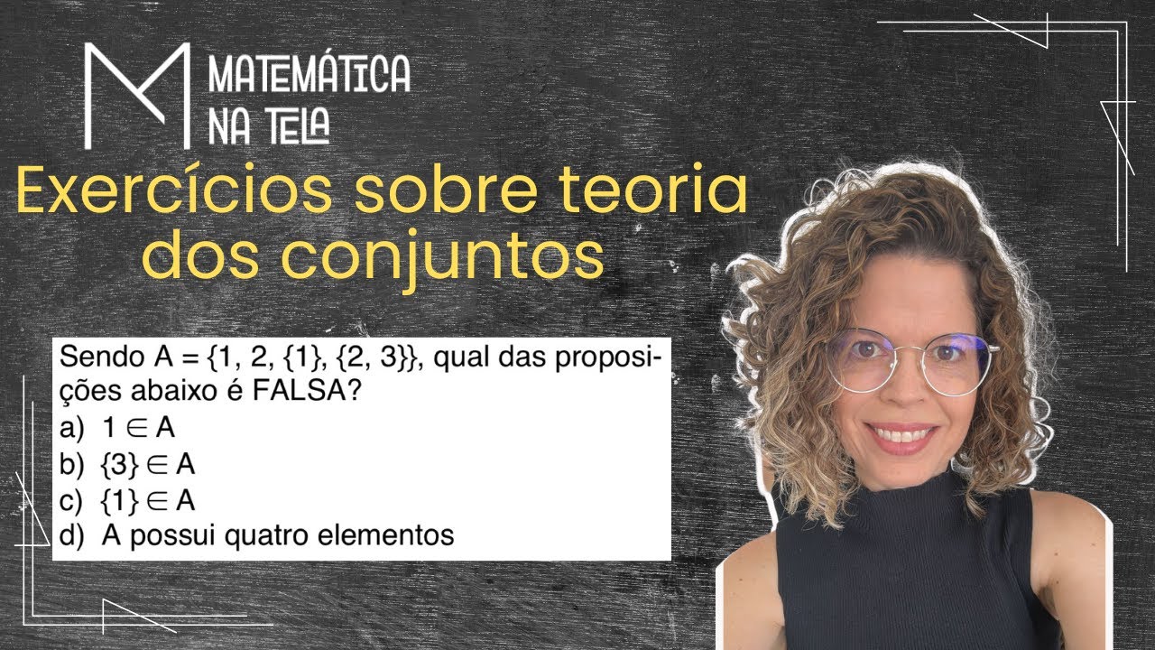 📌 Teoria dos Conjuntos na prática! Resolução de vários exercícios.