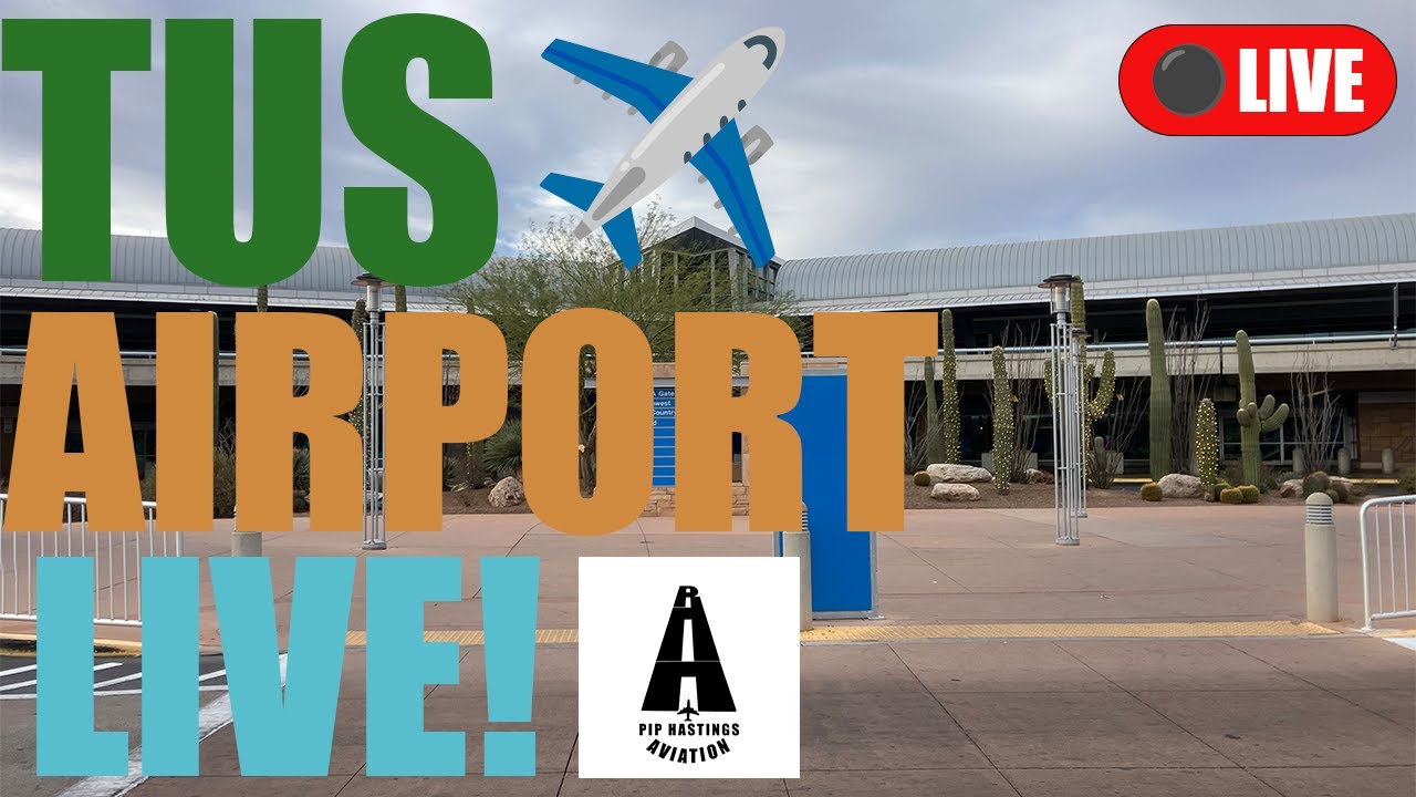 🔴 LIVE TUS Tucson International Airport Plane Spotting:SUNRISE Spotting From Tucson Airport