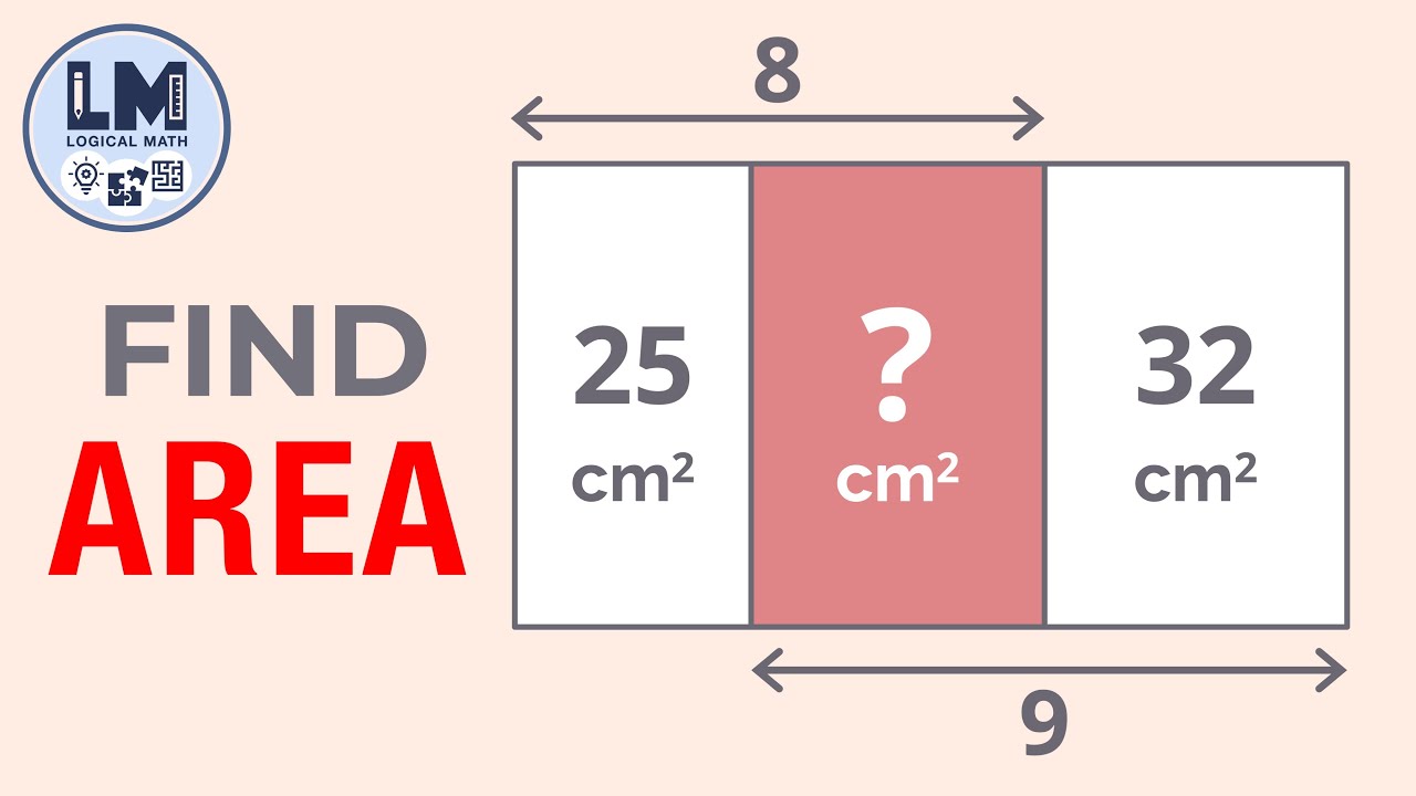 TRICKY GEOMETRY PROBLEM: What Is The Rectangle's Area?