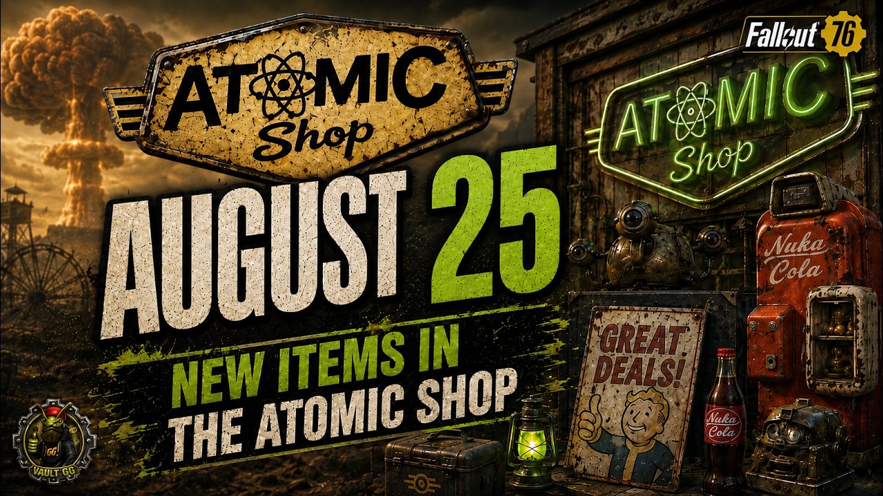 Fallout 76 ATOMIC SHOP UPDATE August 25, 2026 &ndash; HUGE NEW GNN Bundle + BEST Deals!