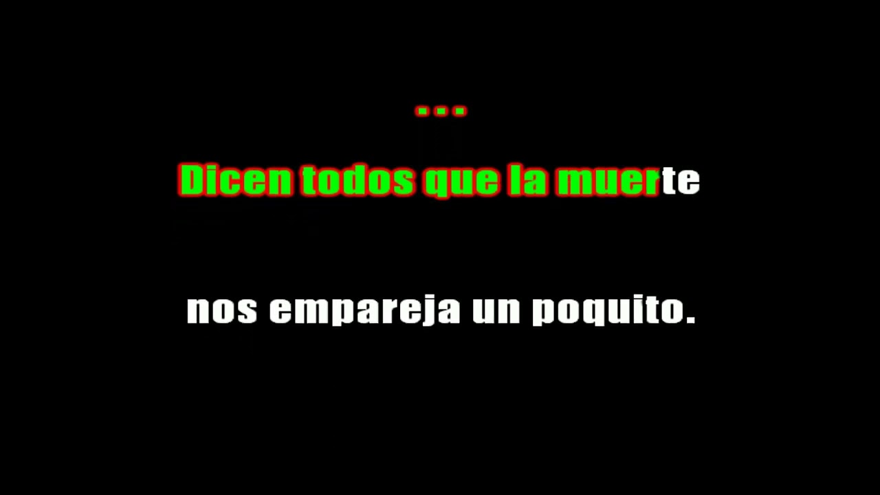 La BALANZA de la VIDA - KARAOKE -