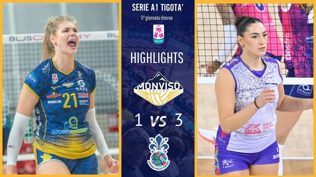 Monviso Volley vs Firenze| Highlights | 18^ giornata campionato 2025/26 Serie A1 Tigotà