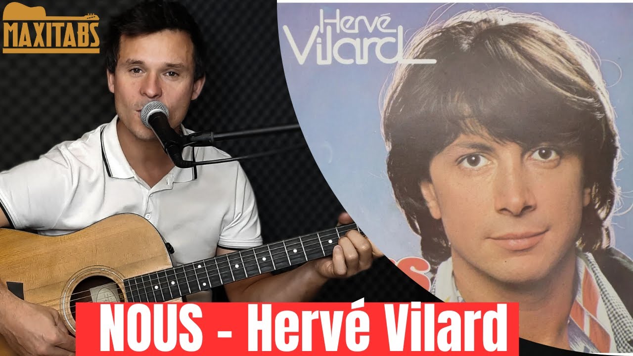 Joue Facilement 🎸NOUS🎸 de Hervé Vilard à la guitare