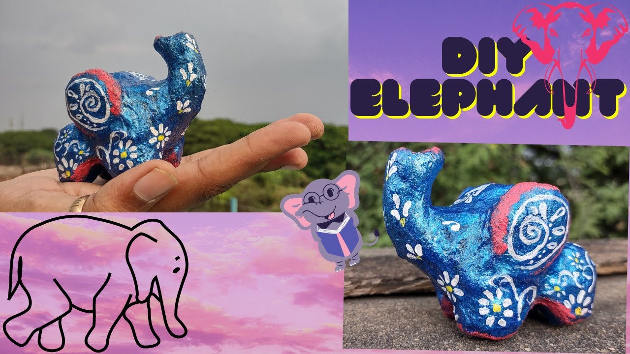 How to DIY mini Elephant Home Decor