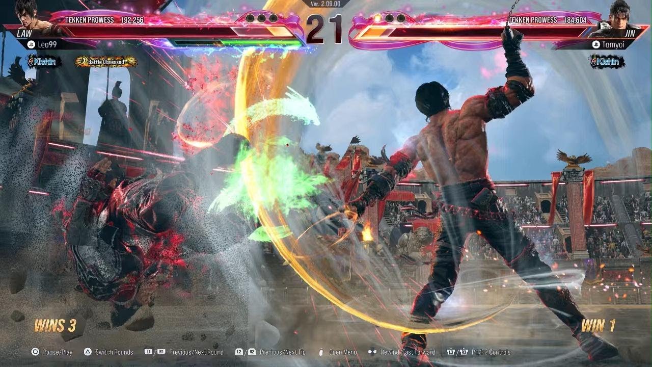 Law VS Jin TEKKEN 8