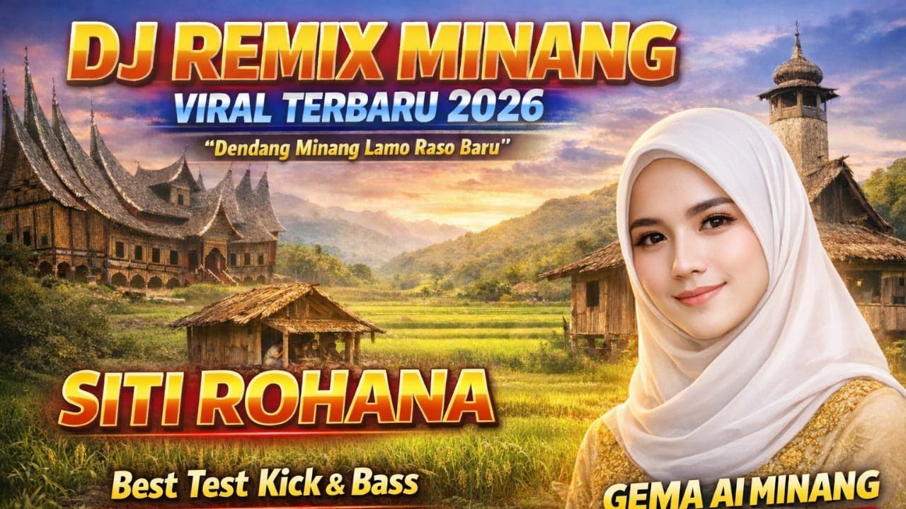 DJ REMIX🔥SITI ROHANA🔥ANAK RANG CINO💥LAGU MINANG POPULER TERBARU 2026🔊BASS++💥BASILONJAK💥 #djsanakden 