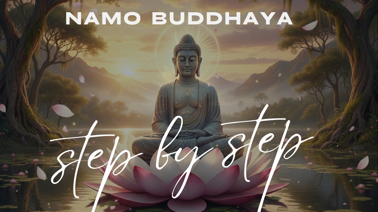 Namo Buddhaya | Step by step through the winter storm | monks anthem #song  #sadhu #buddha