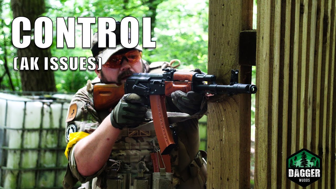 TEAM SPARTAN AIRSOFT - CONTROL AT DAGGER WOODS (plus ak issues)