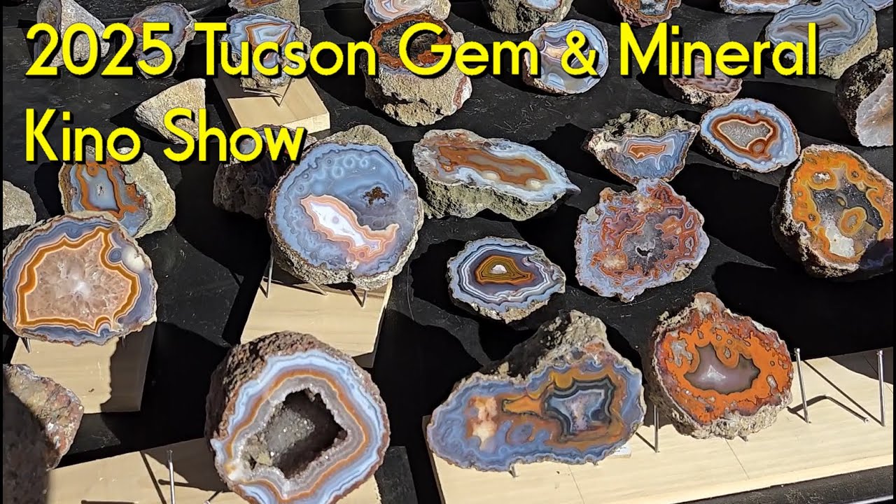 Tucson Gem & Mineral Kino Show 2025 #thefinders #lapidary #gemstone #tucson