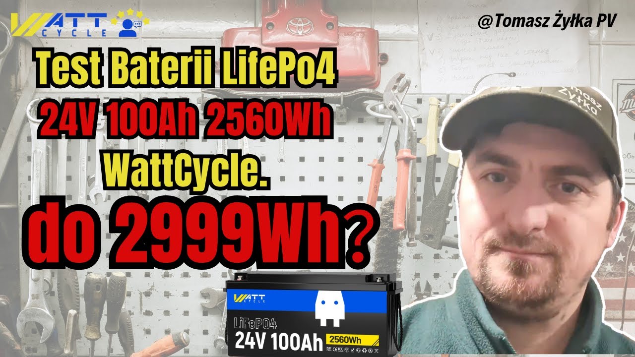Testowanie baterii 24V 100Ah .2560Wh do 2999Wh?Wejdźmy i dowiedzmy się