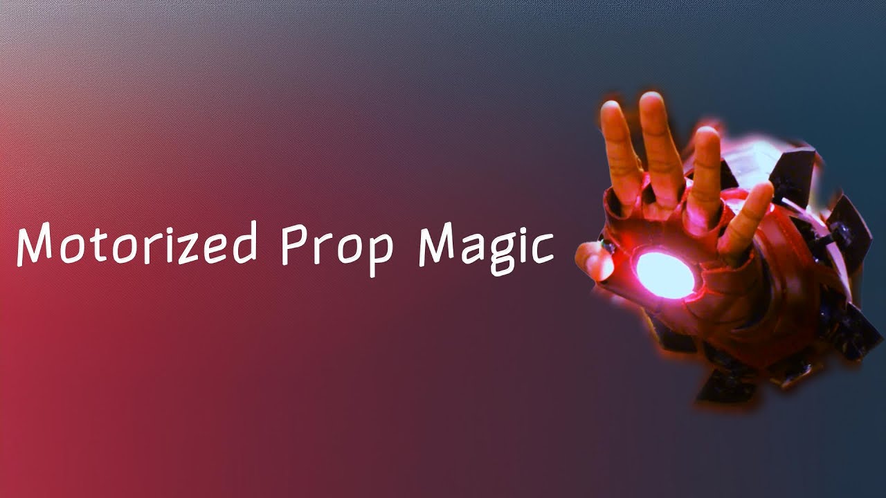 How To Motorize Cosplay Props