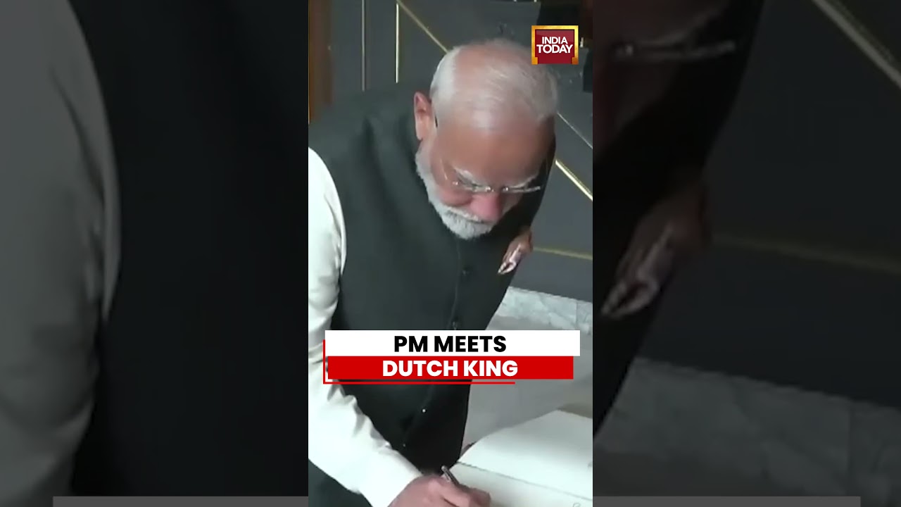 PM Modi Meets Dutch King Willem-Alexander & Queen M&aacute;xima In The Hague | Netherlands Visit #pmmodi