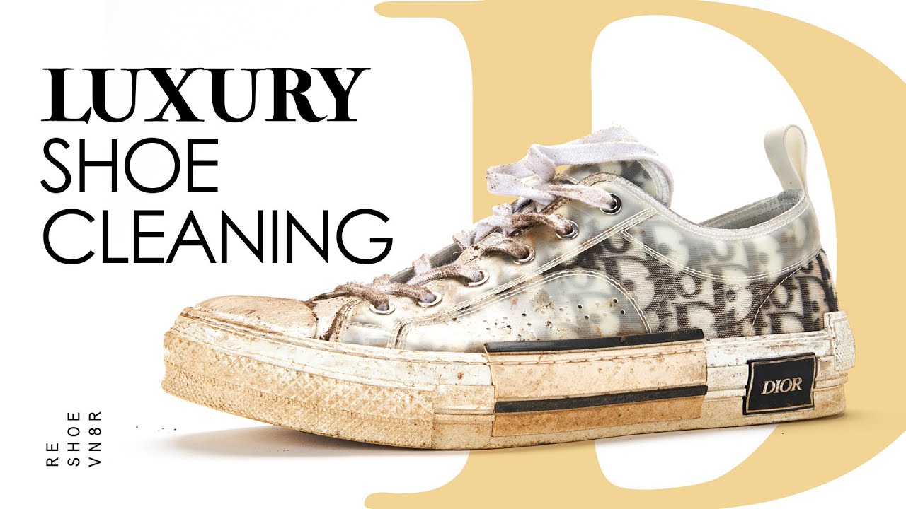 Step by Step Shoe Cleaning Tutorial | $1,100 DIOR Shoes
