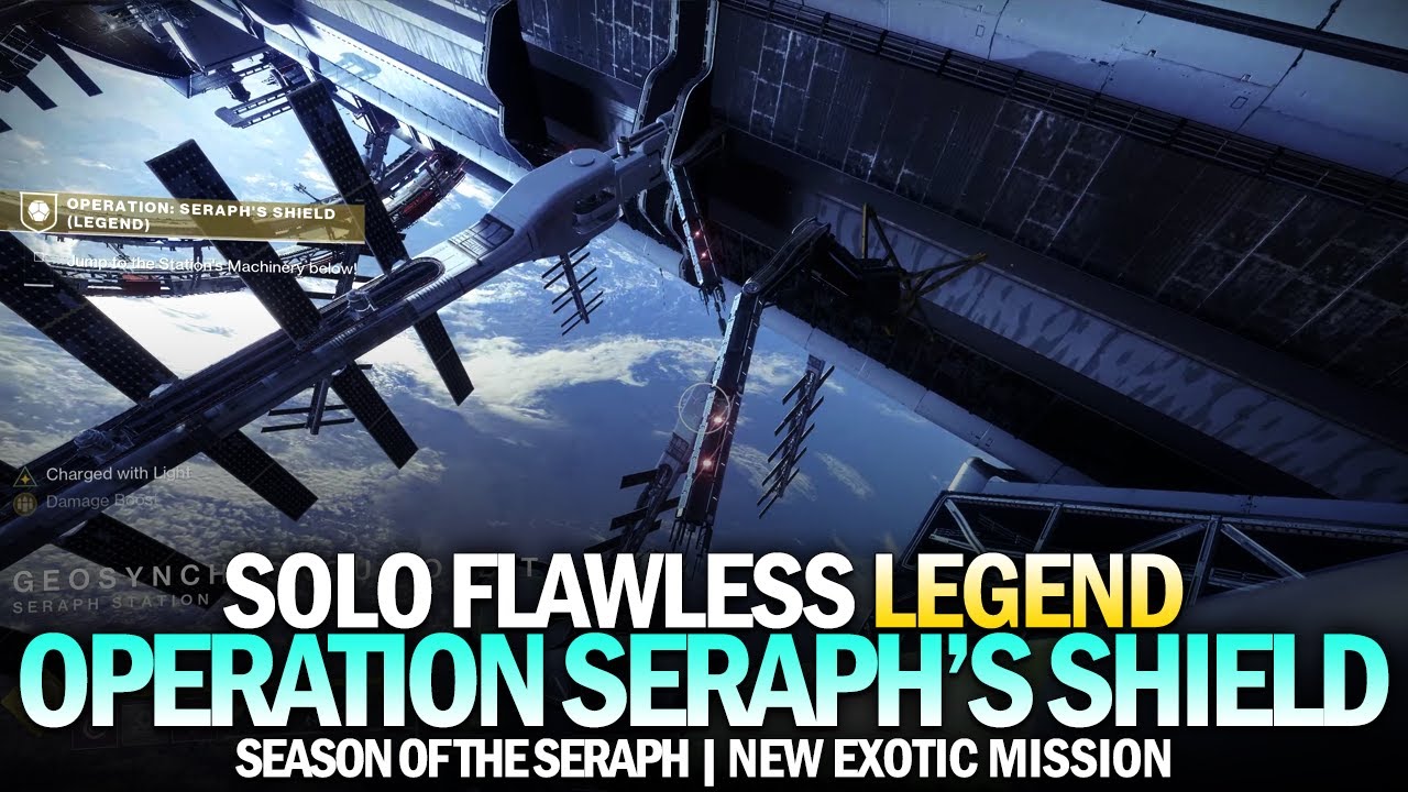 Solo Flawless Legend Operation: Seraph's Shield in Under 30 Minutes (New Exotic Mission) [Destiny 2]
