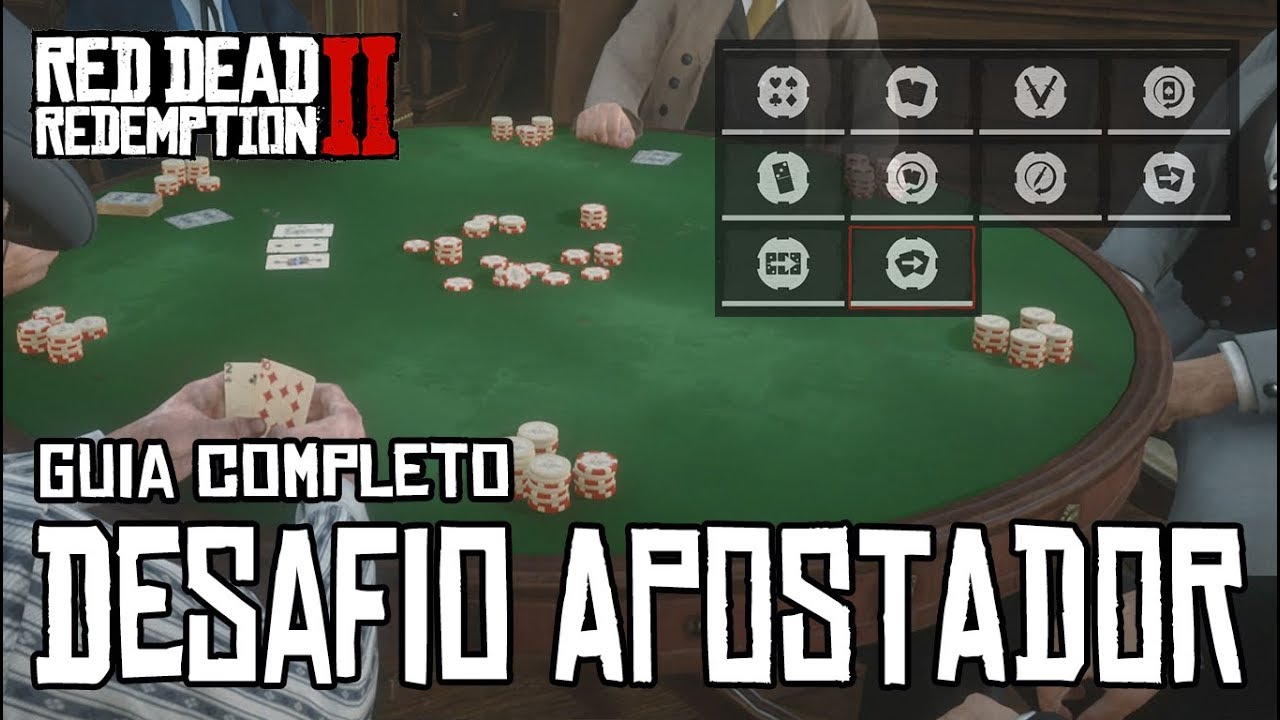 RED DEAD REDEMPTION 2 - DESAFIOS APOSTADOR (GUIA COMPLETO)