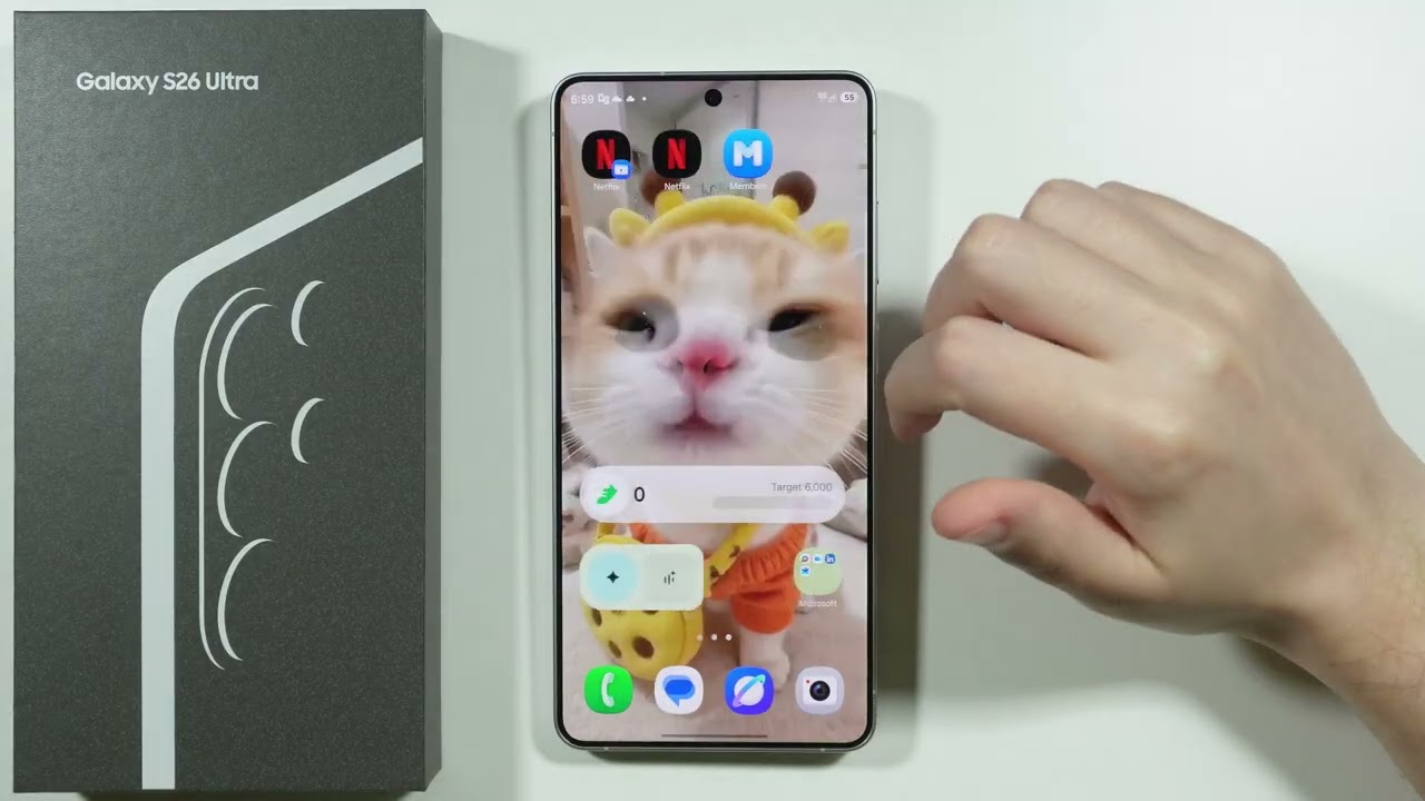 Samsung Galaxy S26 Ultra: Как организовать приложения и страницы (настройка главного экрана)