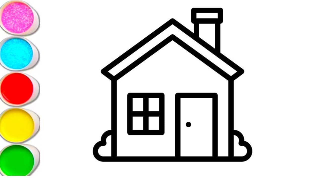 housedrawing​  || How draw a house drawing || drawing step by step house drawing easy | Ghar ka draw