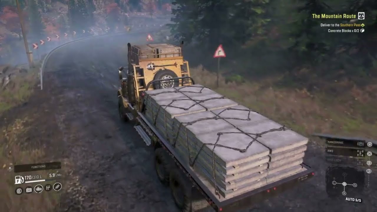 Snowrunner Contract: The Mountain Route - Zurdanian Valley - Zurdania