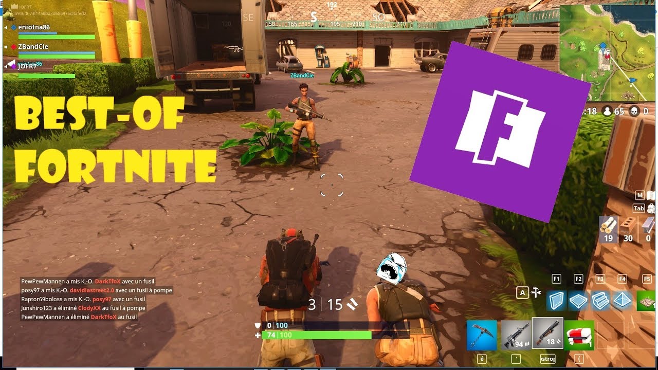 Best of fortnite avec la team ztryhard
